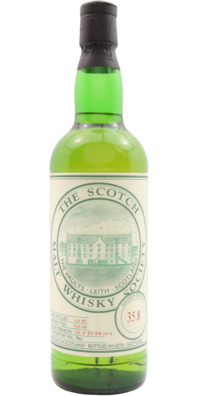 Glen Moray 1986 SMWS 35.8