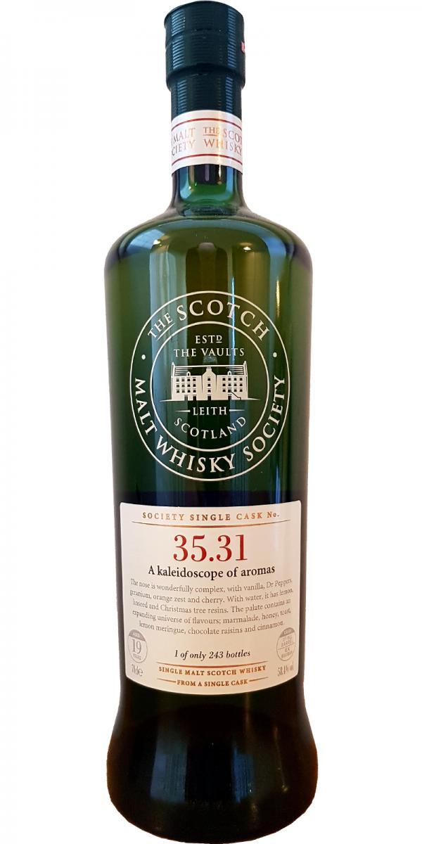 Glen Moray 1990 SMWS 35.31  A kaleidoscope of aromas (December Preview)