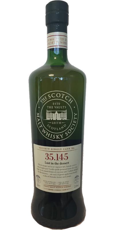 Glen Moray 1991 SMWS 35.145  Lost in the dessert