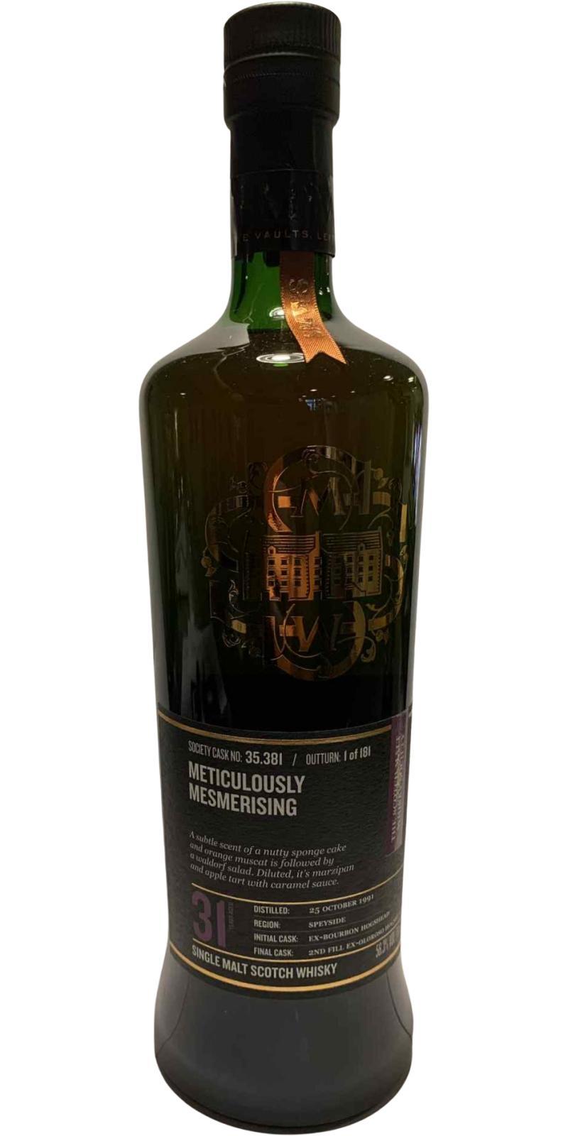 Glen Moray 1991 SMWS 35.381  Meticulously mesmerising