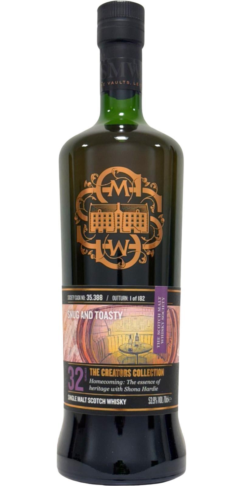 Glen Moray 1991 SMWS 35.388  Snug and toasty