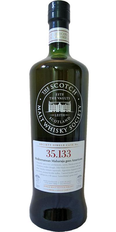 Glen Moray 1994 SMWS 35.133  Mediterranean Maharaja goes Americana
