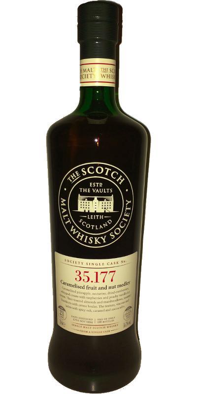 Glen Moray 1994 SMWS 35.177  Caramelised fruit and nut medley
