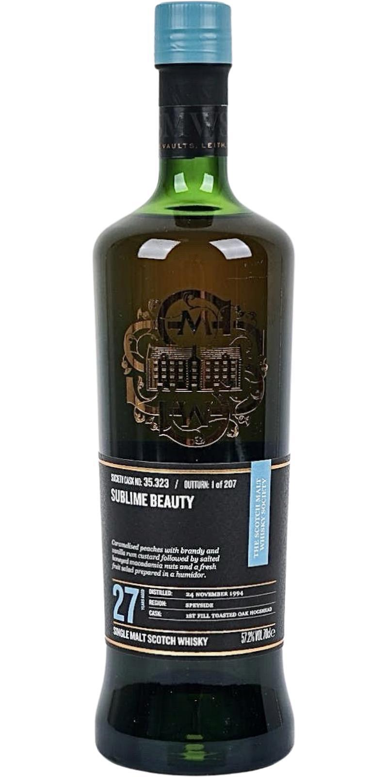 Glen Moray 1994 SMWS 35.323  Sublime beauty