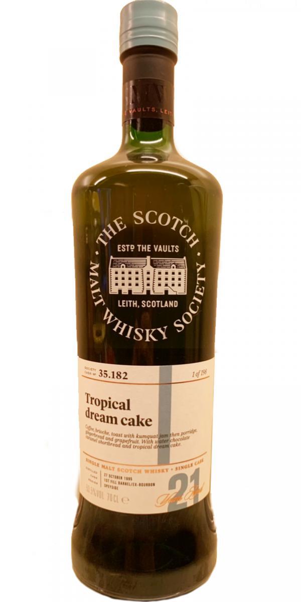 Glen Moray 1995 SMWS 35.182  Tropical dream cake
