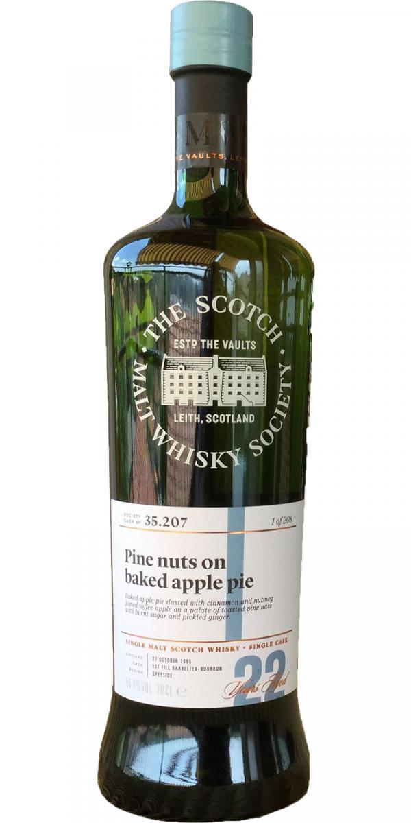 Glen Moray 1995 SMWS 35.207  Pine nuts on baked apple pie