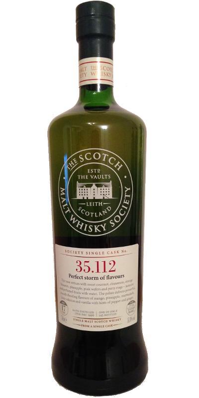 Glen Moray 1996 SMWS 35.112  Perfect storm of flavours