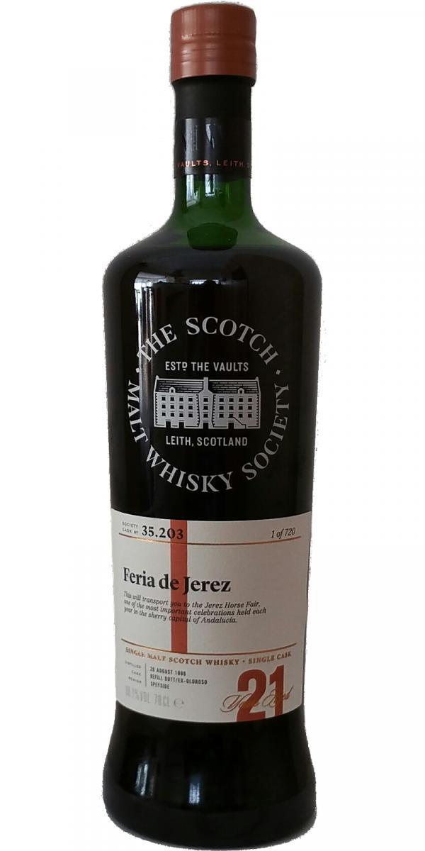 Glen Moray 1996 SMWS 35.203  Feria de Jerez
