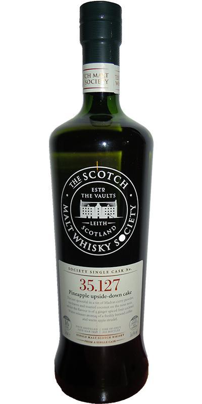 Glen Moray 1998 SMWS 35.127  Pineapple upside-down cake