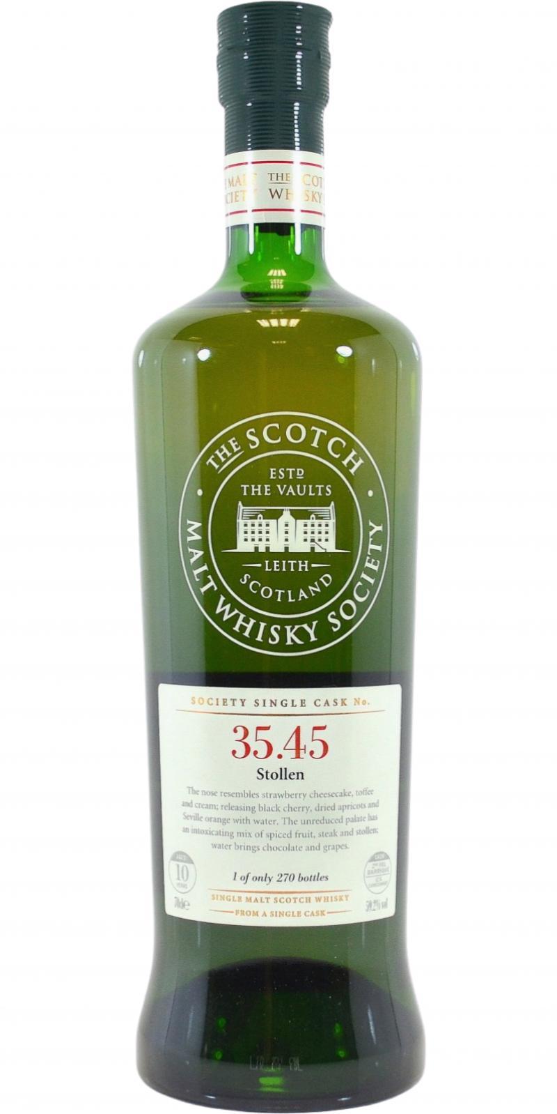 Glen Moray 2000 SMWS 35.45  Stollen