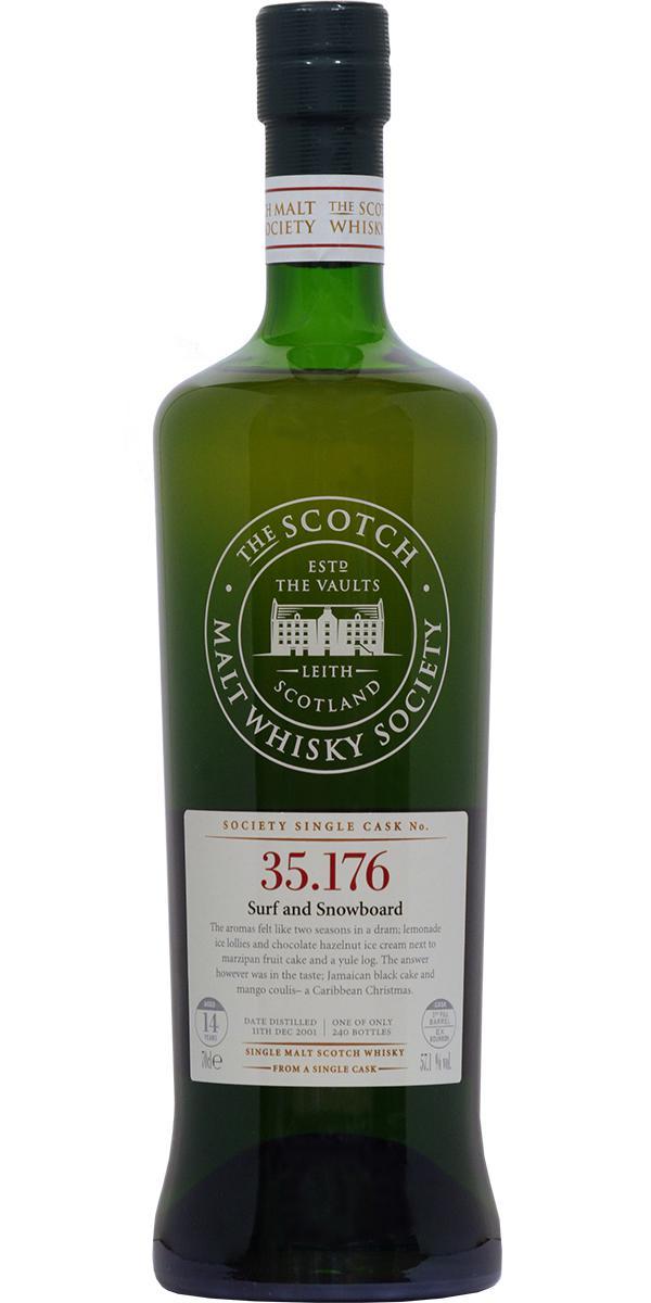 Glen Moray 2001 SMWS 35.176  Surf and Snowboard