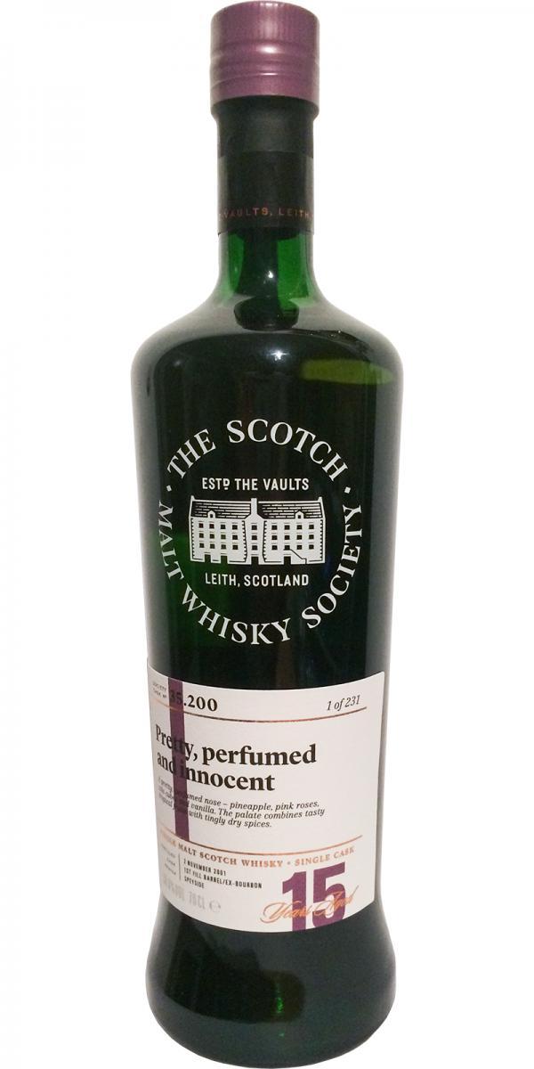 Glen Moray 2001 SMWS 35.200  Pretty, perfumed and innocent