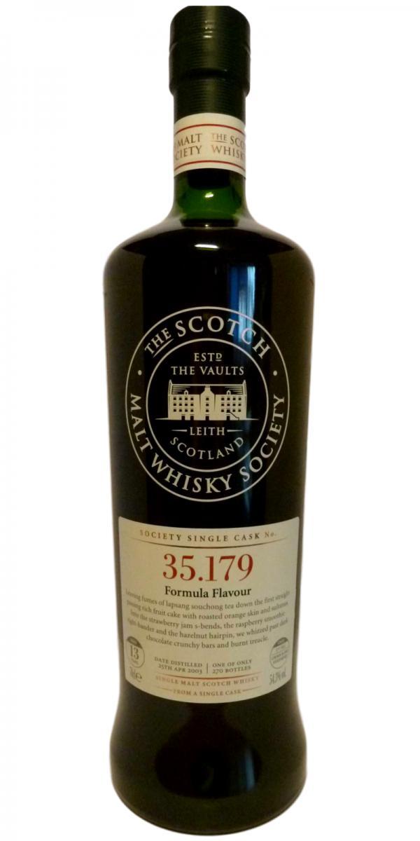 Glen Moray 2003 SMWS 35.179  Formula Flavour