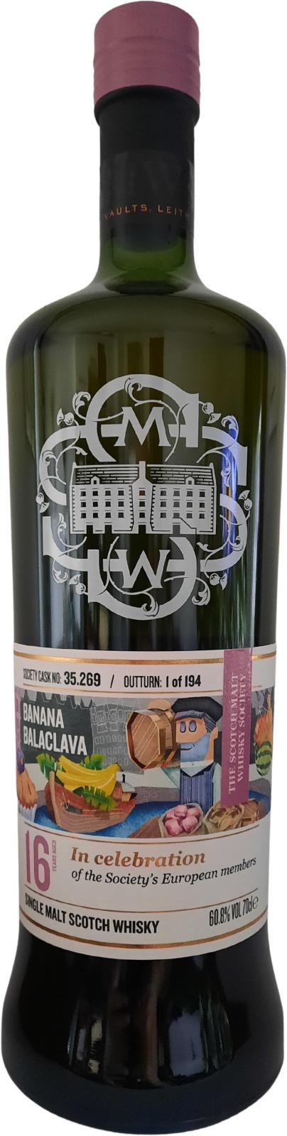Glen Moray 2003 SMWS 35.269  Banana Balaclava