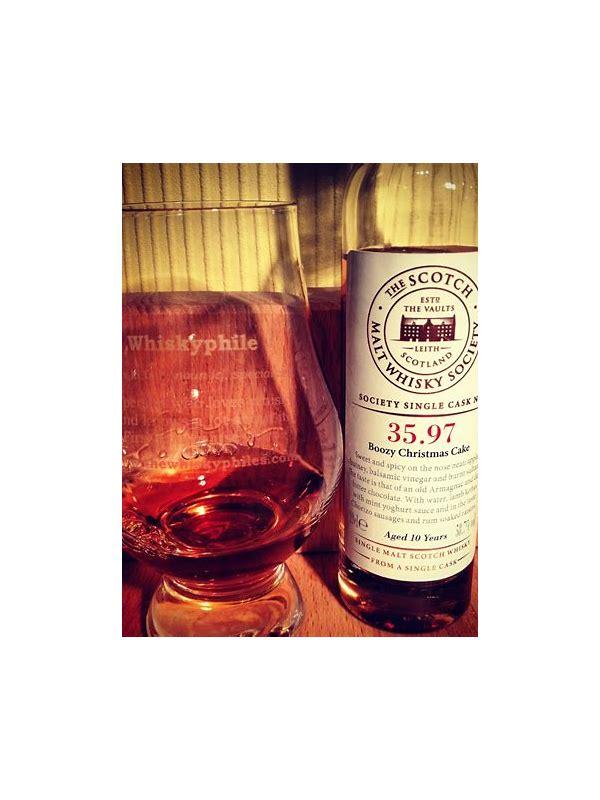 Glen Moray 2003 SMWS 35.97  Boozy Christmas Cake