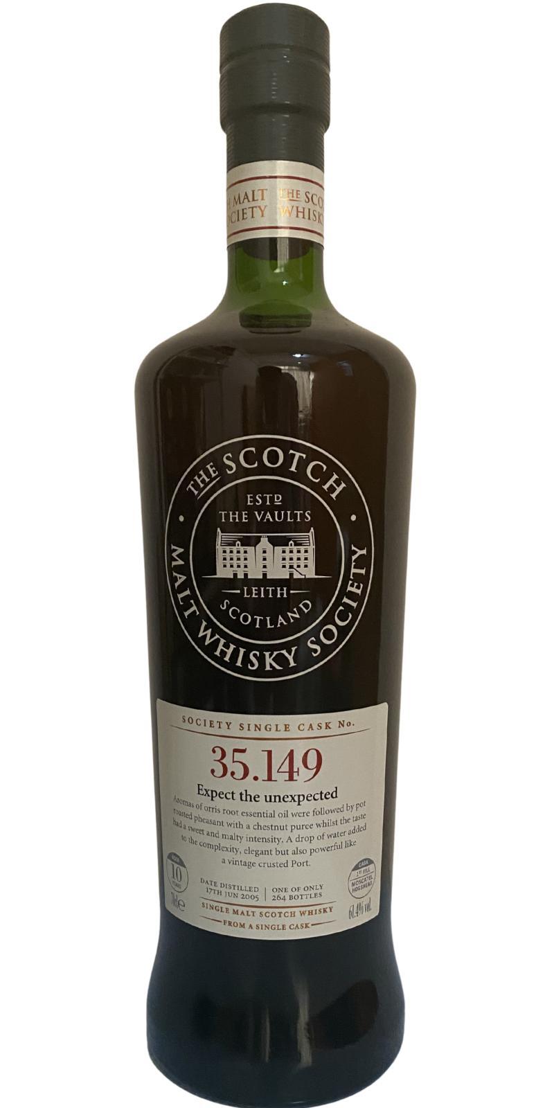 Glen Moray 2005 SMWS 35.149  Expect the unexpected