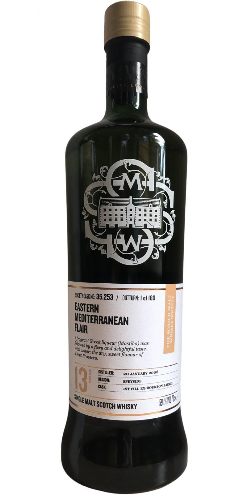 Glen Moray 2006 SMWS 35.253  Eastern Mediterranean flair