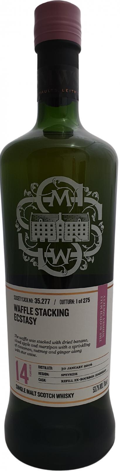 Glen Moray 2006 SMWS 35.277  Waffle stacking ecstasy