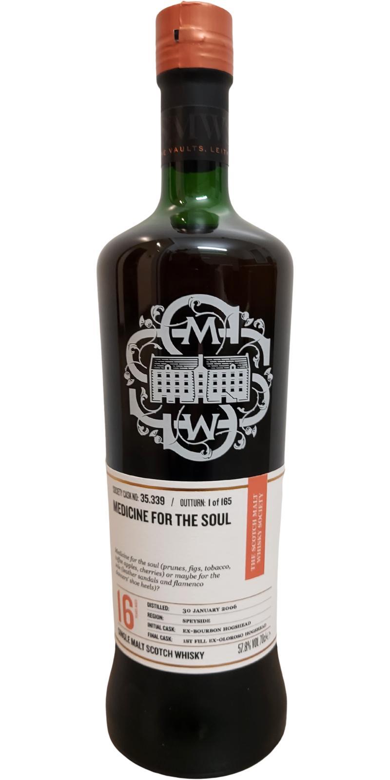 Glen Moray 2006 SMWS 35.339  Medicine for the soul
