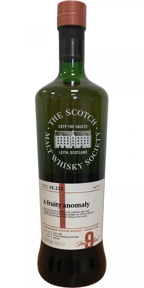 Glen Moray 2008 SMWS 35.222  A fruity anomaly