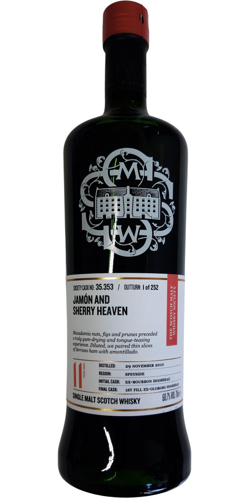 Glen Moray 2010 SMWS 35.353  Jamón and sherry heaven