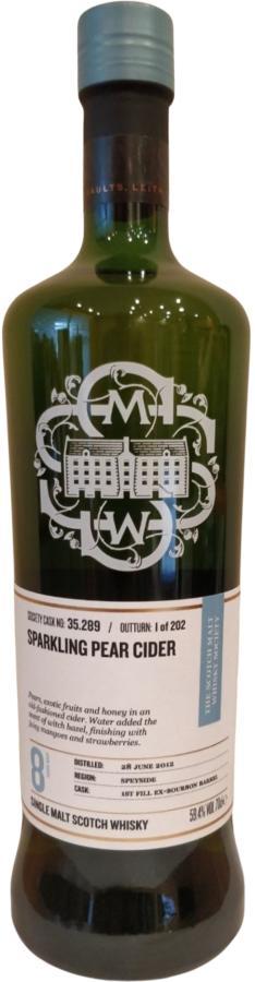 Glen Moray 2012 SMWS 35.289  Sparkling pear cider
