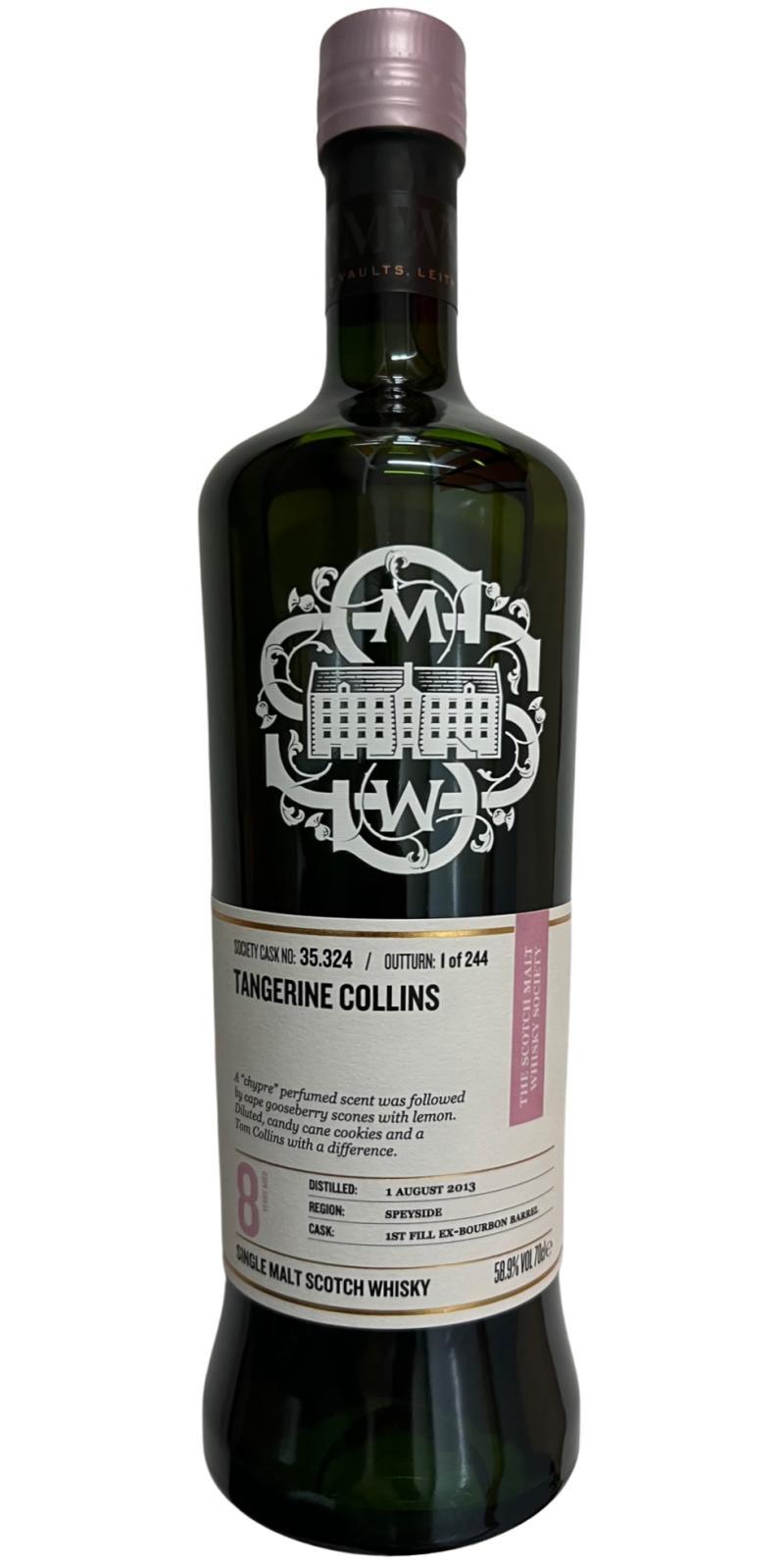 Glen Moray 2013 SMWS 35.324  Tangerine collins