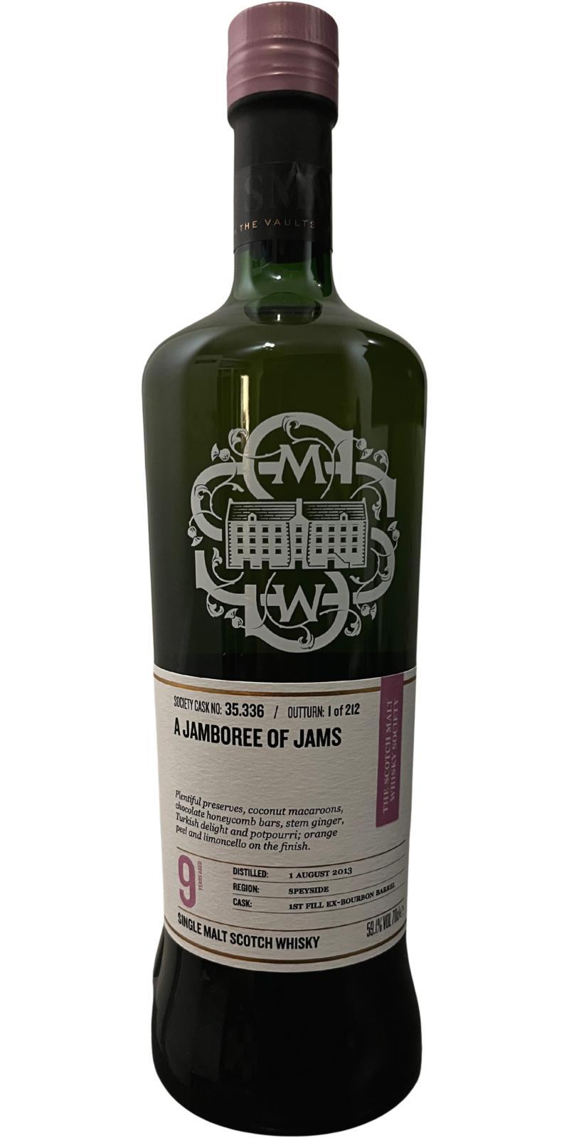 Glen Moray 2013 SMWS 35.336  A Jamboree of Jams