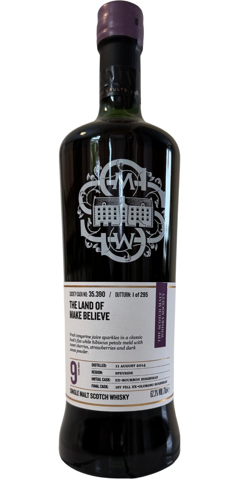 Glen Moray 2014 SMWS 35.390  The land of make believe