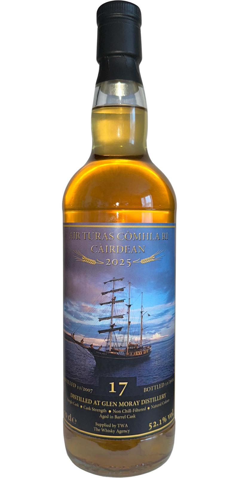 Glen Moray 2007 TWA  Air Turas Còmhla Ri Càirdean