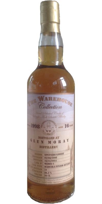 Glen Moray 1998 WW8  The Warehouse Collection