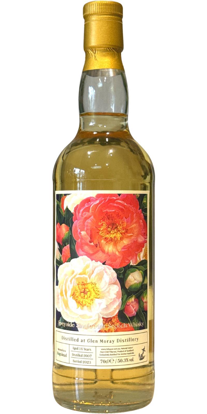 Glen Moray 2007 UD  Speyside Single Malt Scotch Whisky