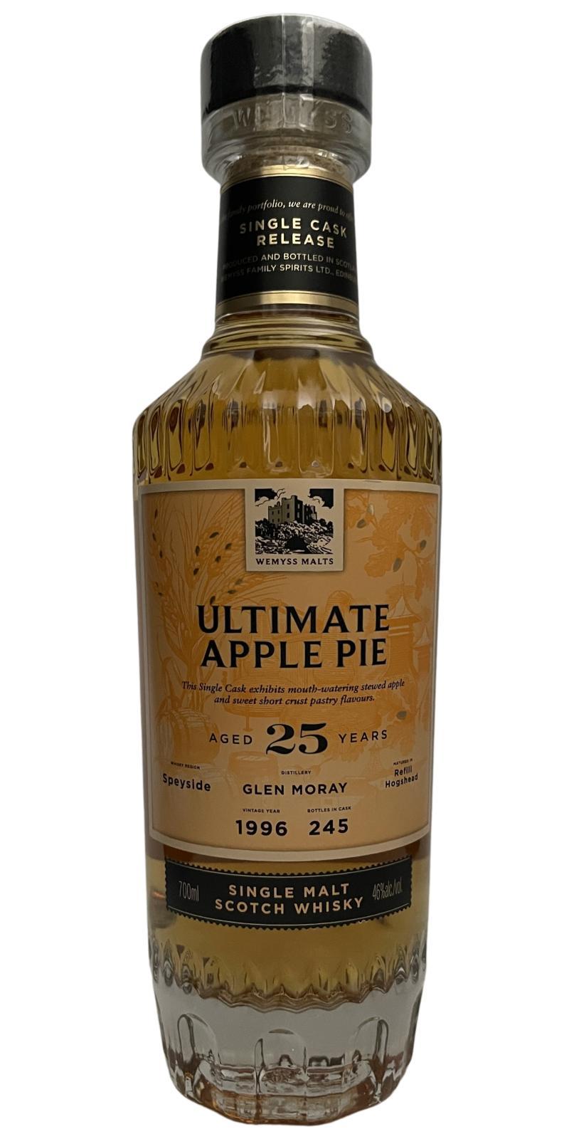 Glen Moray 1996 Wy  Ultimate Apple Pie