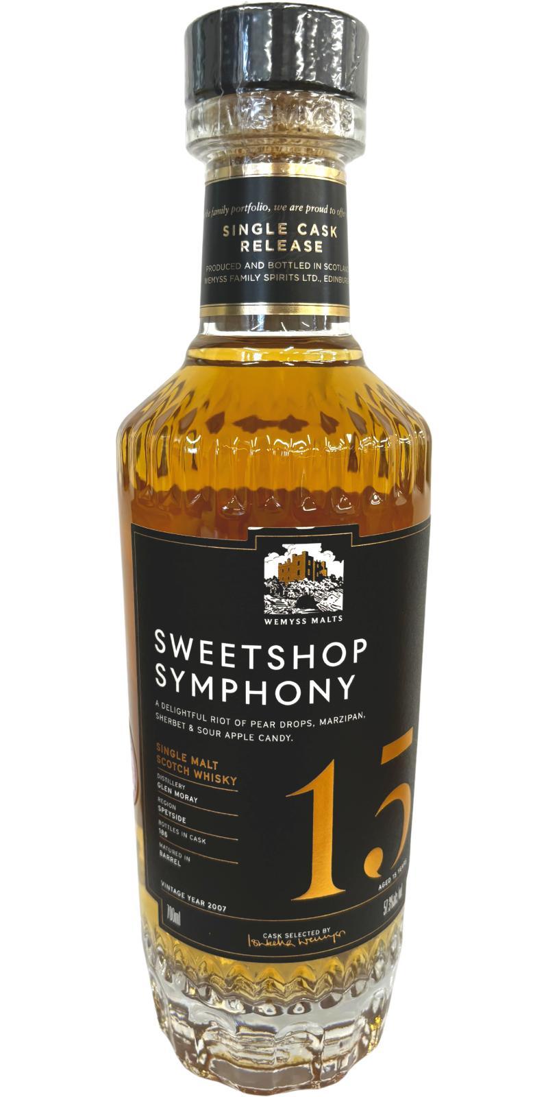 Glen Moray 2007 Wy  Sweetshop Symphony