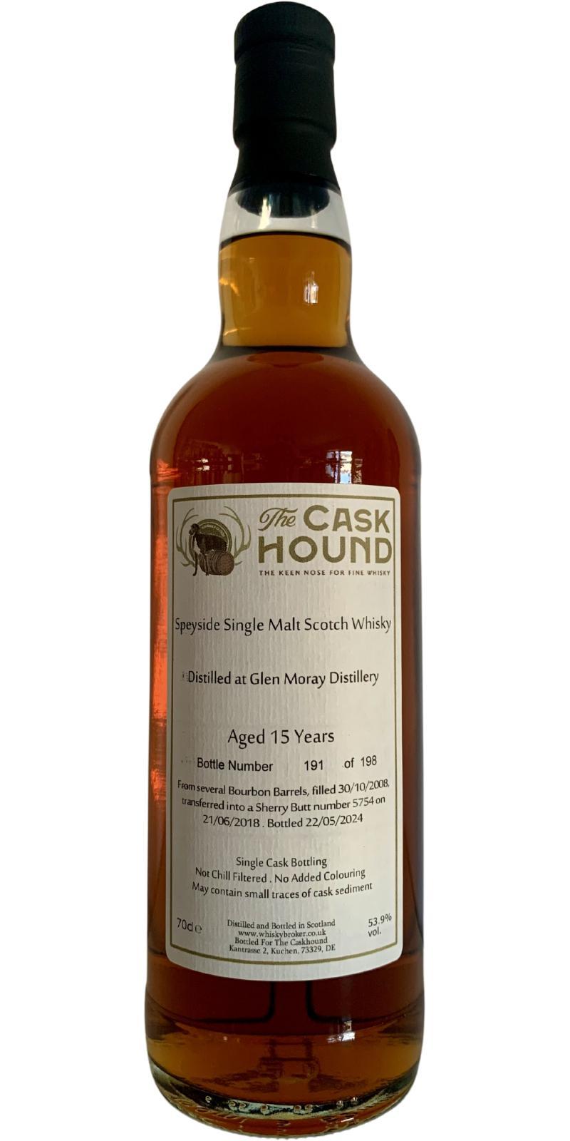 Glen Moray 2008 WhB