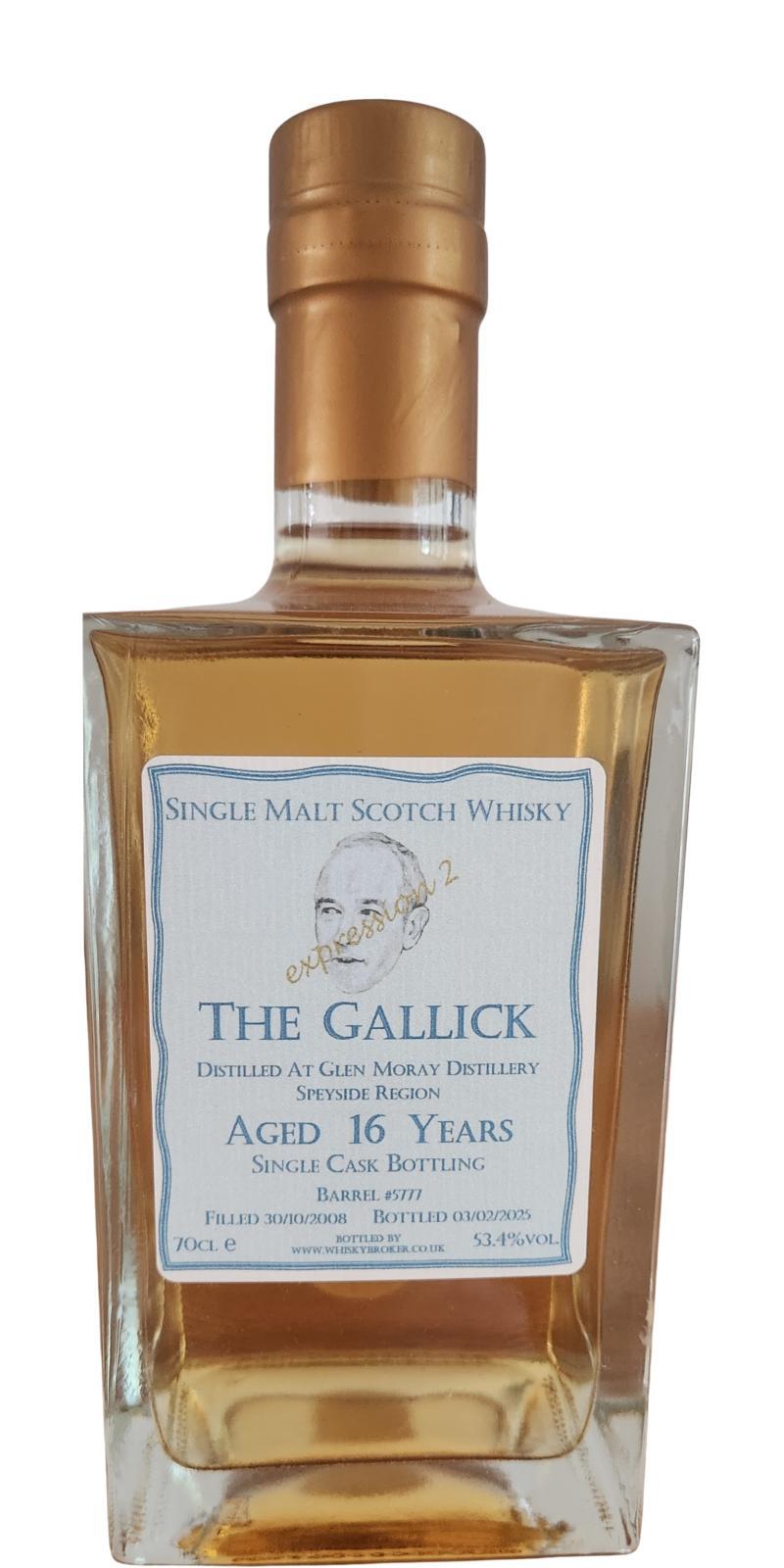 Glen Moray 2008 WhB  The Gallick