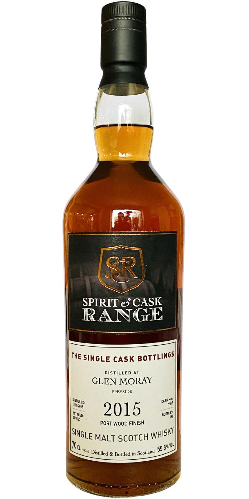 Glen Moray 2015 Wx  Spirit & Cask Range