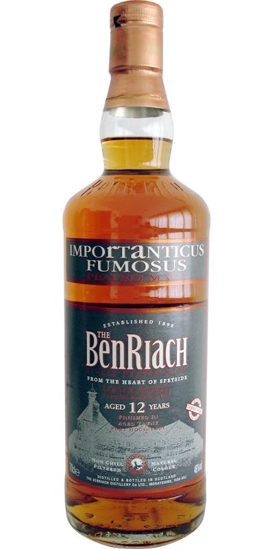 BenRiach 12-year-old Importanticus Fumosus - Wood Finish