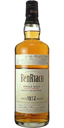 BenRiach 1972 Single Cask Bottling