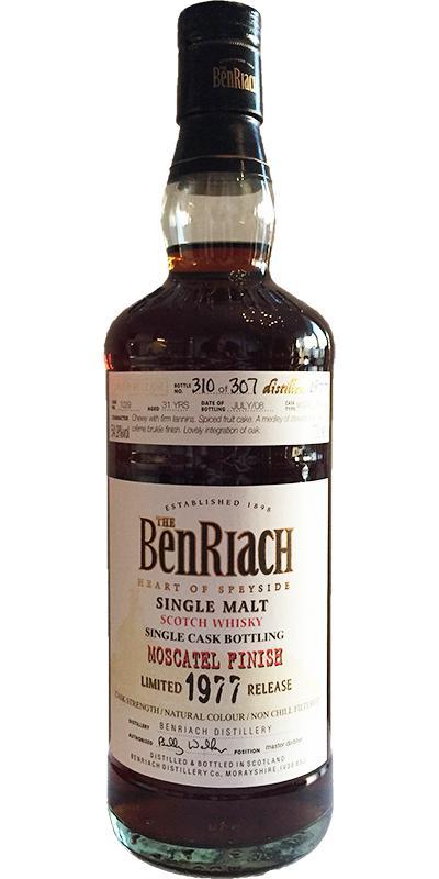 BenRiach 1977 Single Cask Bottling - Batch 5