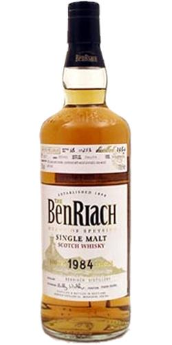 BenRiach 1984 Single Cask Bottling - Batch 1