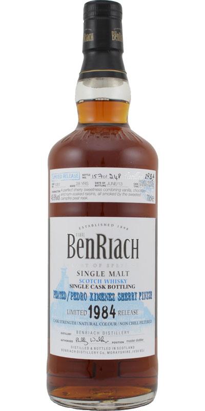 BenRiach 1984 - Peated Single Cask Bottling - Batch 10