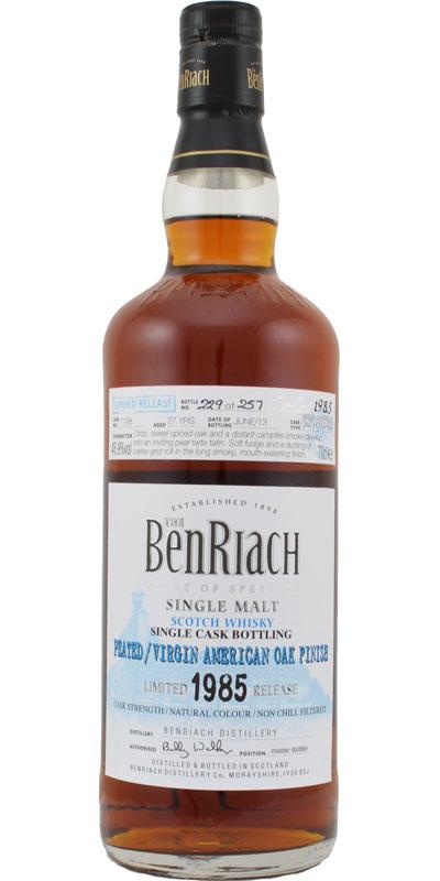 BenRiach 1985 - Peated Single Cask Bottling - Batch 10