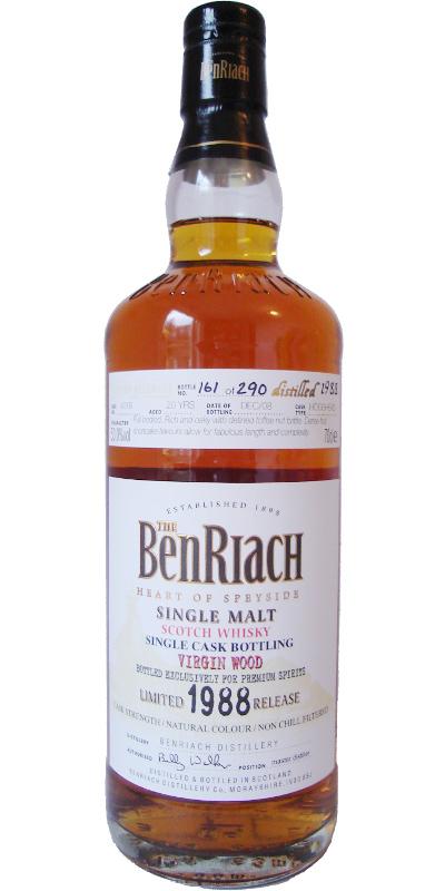 BenRiach 1988 for Premium Spirits Belgium