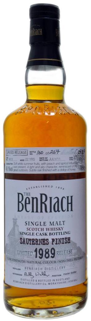 BenRiach 1989 Single Cask Bottling - Batch 8