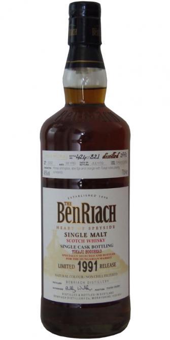 BenRiach 1991 Single Cask Bottling