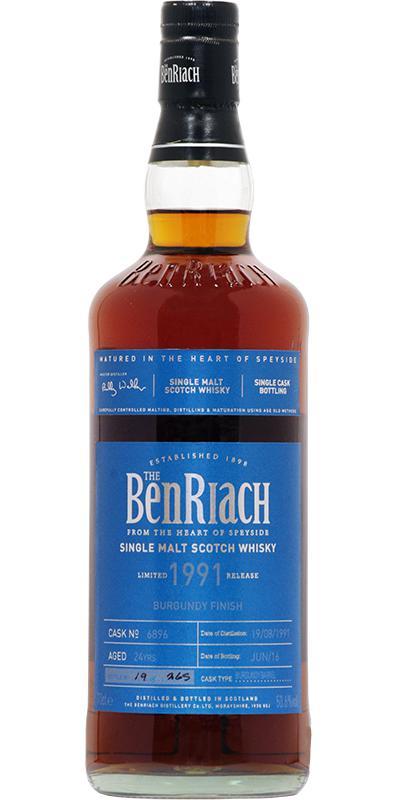 BenRiach 1991 Single Cask Bottling - Batch 13
