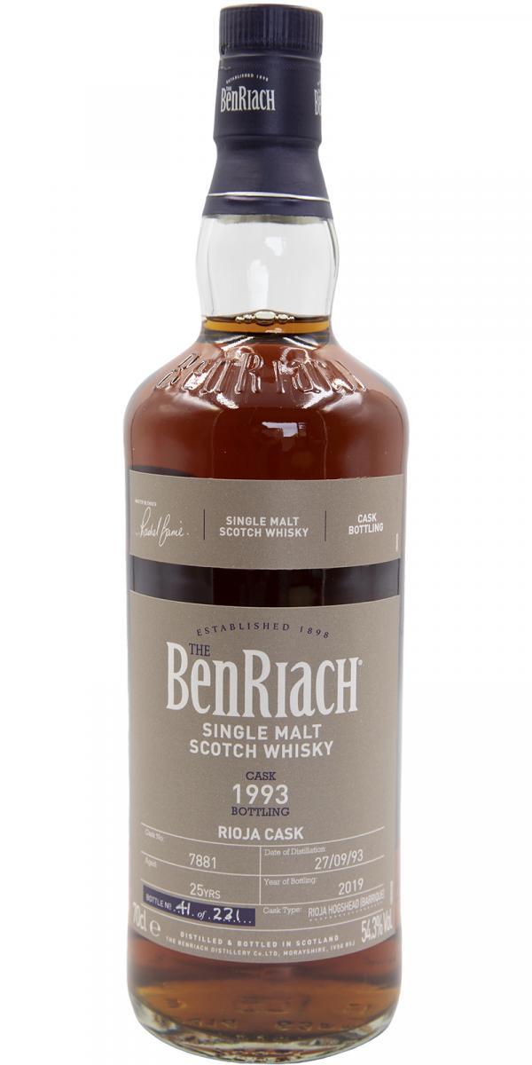 BenRiach 1993 Single Cask Bottling - Batch 16