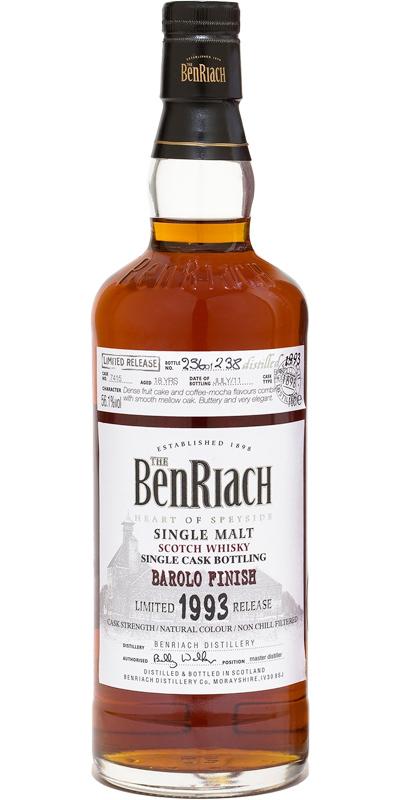 BenRiach 1993 Single Cask Bottling - Batch 8
