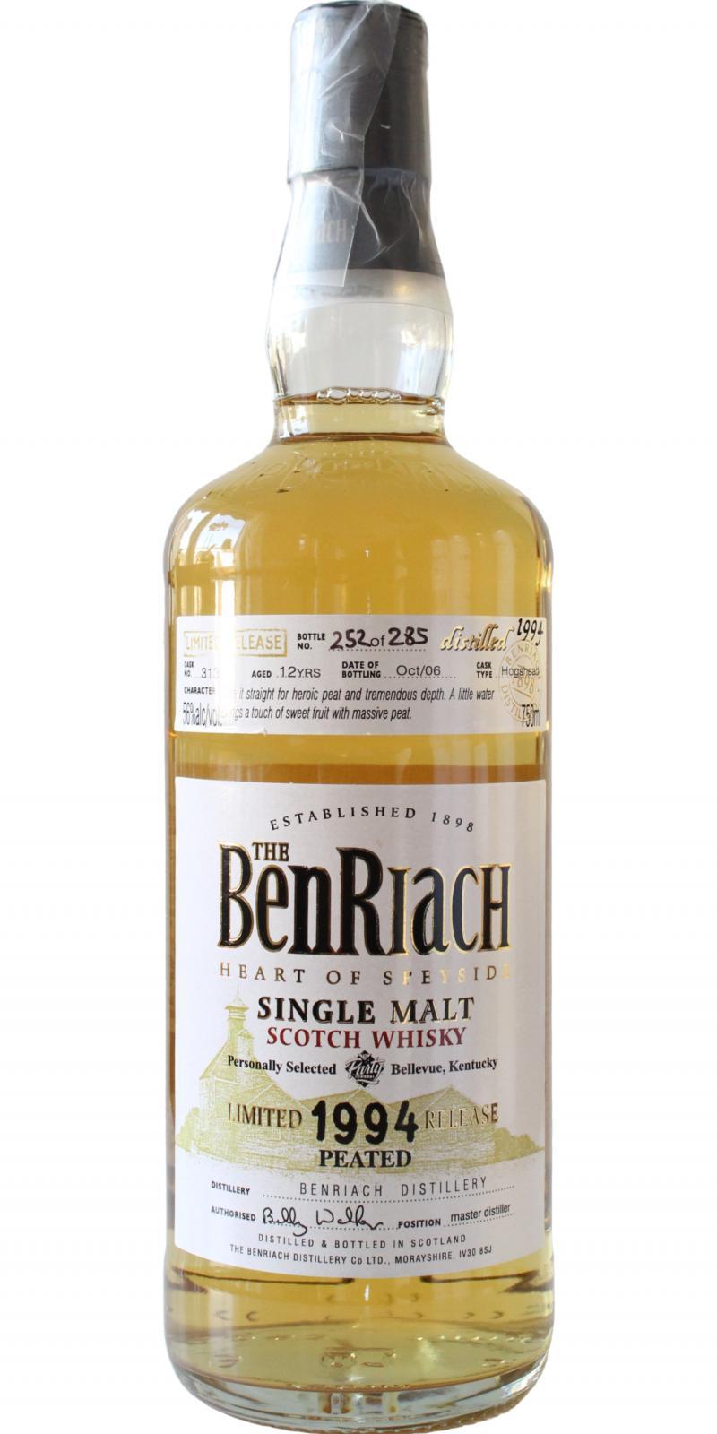 BenRiach 1994 The Party Source - Private Barrel Selection